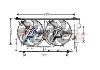 ventilateur de refroidissement CN7518 Ava Quality Cooling