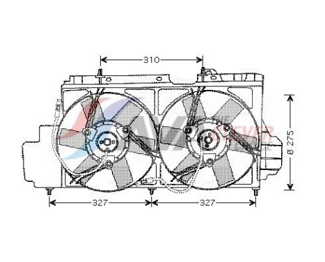 ventilateur de refroidissement CN7520 Ava Quality Cooling