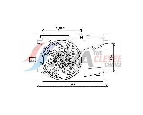 ventilateur de refroidissement CN7549 Ava Quality Cooling