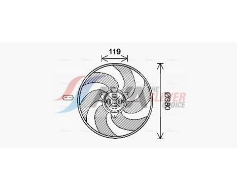 ventilateur de refroidissement CN7555 Ava Quality Cooling