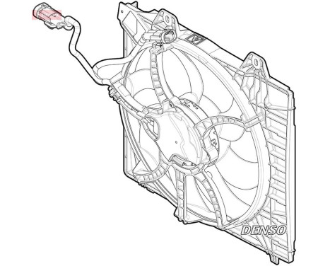 ventilateur de refroidissement DER21026 Denso
