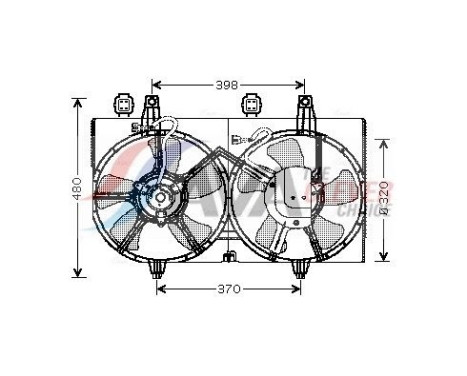 ventilateur de refroidissement DN7511 Ava Quality Cooling