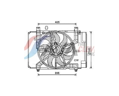 ventilateur de refroidissement DN7532 Ava Quality Cooling