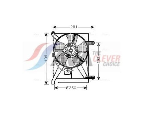 ventilateur de refroidissement DW7510 Ava Quality Cooling
