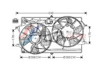 ventilateur de refroidissement FD7510 Ava Quality Cooling
