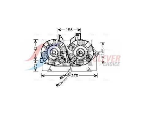 ventilateur de refroidissement FD7539 Ava Quality Cooling