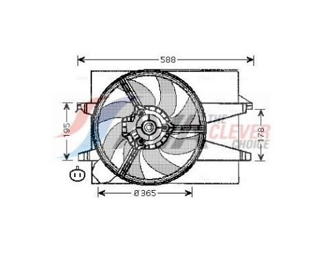 ventilateur de refroidissement FD7541 Ava Quality Cooling