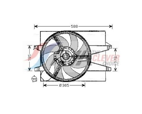ventilateur de refroidissement FD7542 Ava Quality Cooling