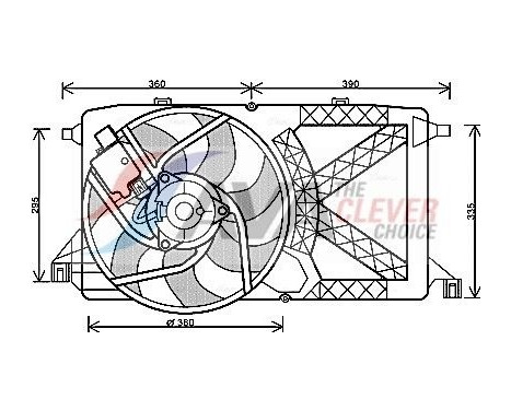 ventilateur de refroidissement FD7544 Ava Quality Cooling