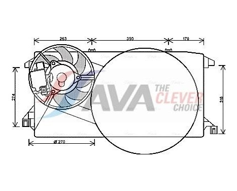ventilateur de refroidissement FD7545 Ava Quality Cooling