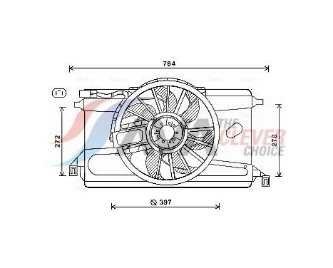 ventilateur de refroidissement FD7561 Ava Quality Cooling