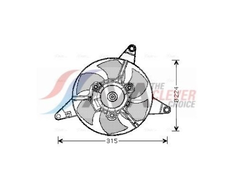 ventilateur de refroidissement FT7283 Ava Quality Cooling