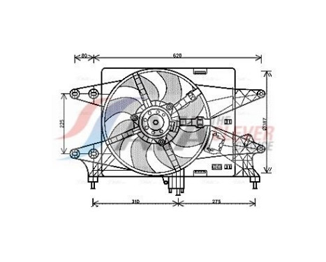ventilateur de refroidissement FT7560 Ava Quality Cooling