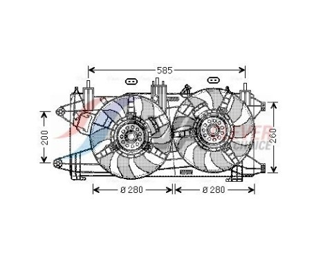 ventilateur de refroidissement FT7569 Ava Quality Cooling