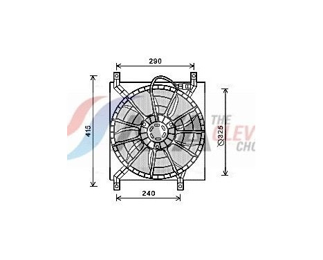 ventilateur de refroidissement FT7580 Ava Quality Cooling