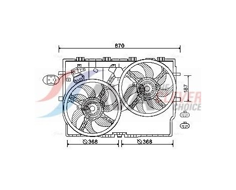 ventilateur de refroidissement FT7587 Ava Quality Cooling