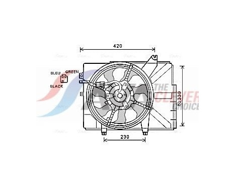 ventilateur de refroidissement HY7529 Ava Quality Cooling