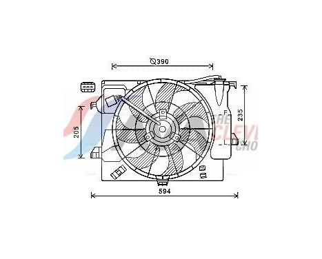 ventilateur de refroidissement HY7541 Ava Quality Cooling