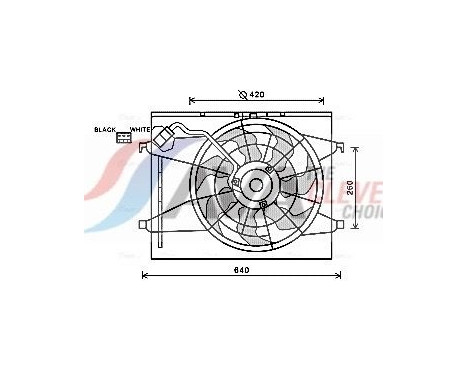 ventilateur de refroidissement KA7523 Ava Quality Cooling
