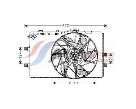 ventilateur de refroidissement MS7509 Ava Quality Cooling