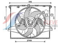 ventilateur de refroidissement MS7671 Ava Quality Cooling