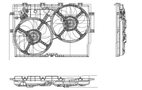 ventilateur de refroidissement MTC578AX Magneti Marelli