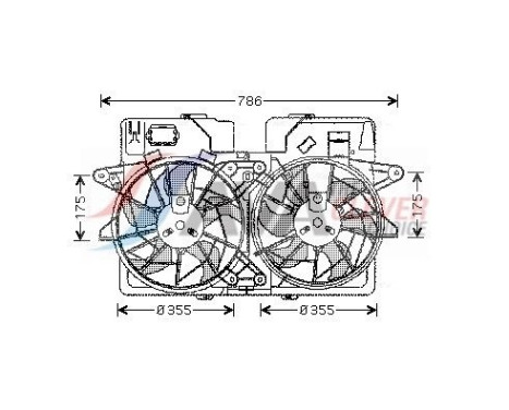 ventilateur de refroidissement MZ7532 Ava Quality Cooling