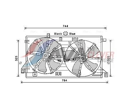 ventilateur de refroidissement MZ7550 Ava Quality Cooling