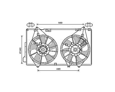 ventilateur de refroidissement MZ7553 Ava Quality Cooling