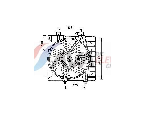 ventilateur de refroidissement PE7550 Ava Quality Cooling