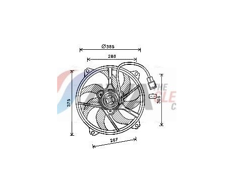 ventilateur de refroidissement PE7556 Ava Quality Cooling