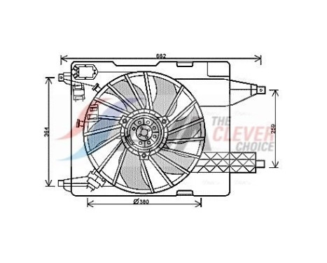 ventilateur de refroidissement RT7539 Ava Quality Cooling