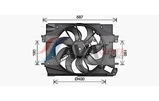 ventilateur de refroidissement RT7662 Ava Quality Cooling, Image 2