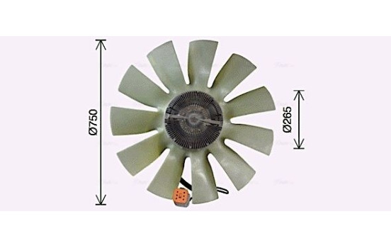 ventilateur de refroidissement SCF058 Ava Quality Cooling