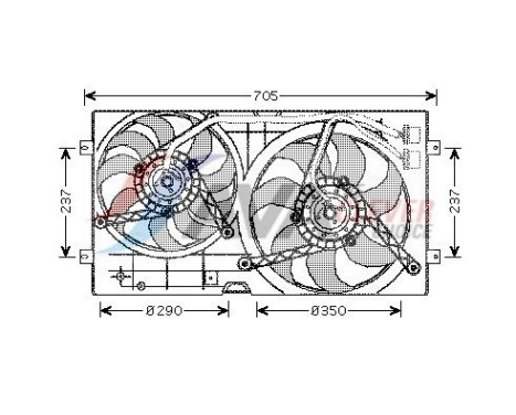 ventilateur de refroidissement VN7503 Ava Quality Cooling
