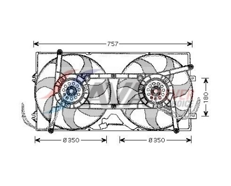 ventilateur de refroidissement VN7504 Ava Quality Cooling