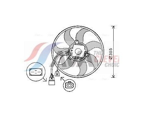 ventilateur de refroidissement VN7534 Ava Quality Cooling