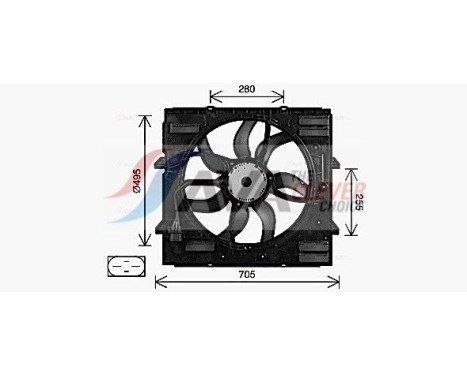 ventilateur de refroidissement VN7552 Ava Quality Cooling