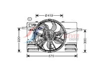ventilateur de refroidissement VO7508 Ava Quality Cooling
