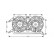 Ventilateur, refroidissement du moteur 0156752 International Radiators
