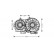 Ventilateur, refroidissement du moteur 0325749 International Radiators