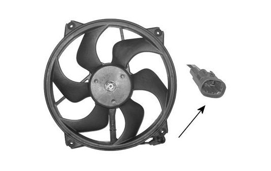 Ventilateur, refroidissement du moteur 0905745 International Radiators, Image 2