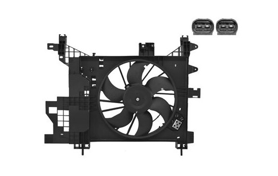 Ventilateur, refroidissement du moteur 1555747 International Radiators