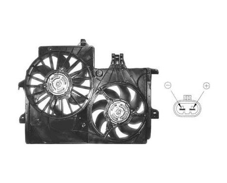 Ventilateur, refroidissement du moteur 3781747 International Radiators