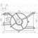 Ventilateur, refroidissement du moteur 47458 NRF, Vignette 4