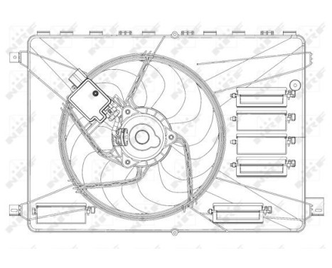 Ventilateur, refroidissement du moteur 47626 NRF, Image 4