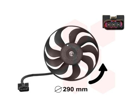 Ventilateur, refroidissement du moteur 5888745 International Radiators