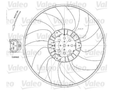 Ventilateur, refroidissement du moteur 696028 Valeo