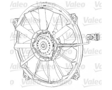 Ventilateur, refroidissement du moteur 696091 Valeo, Image 3