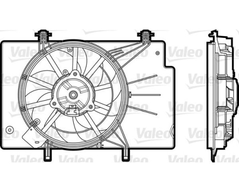 Ventilateur, refroidissement du moteur 696344 Valeo, Image 2